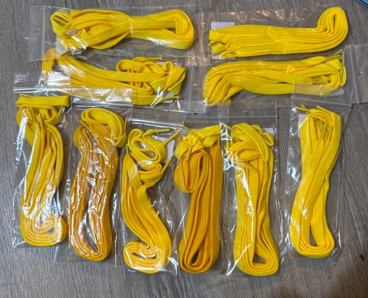 Player Shooters 20 Laces Yellows