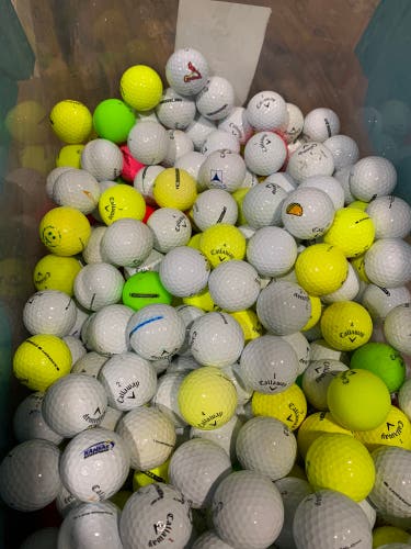 100 Used Callaway Balls Aaaa Free Shipping!!!