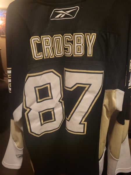 Large Men's Reebok sydney crosby penquins jersey