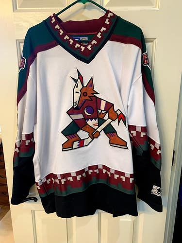 Phoenix Coyotes home Dave Manson jersey