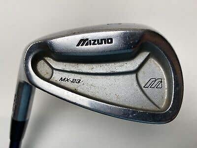 Mizuno MX 23 Single 9 Iron Exsar Blue Stiff Graphite Mens LH Midsize Grip