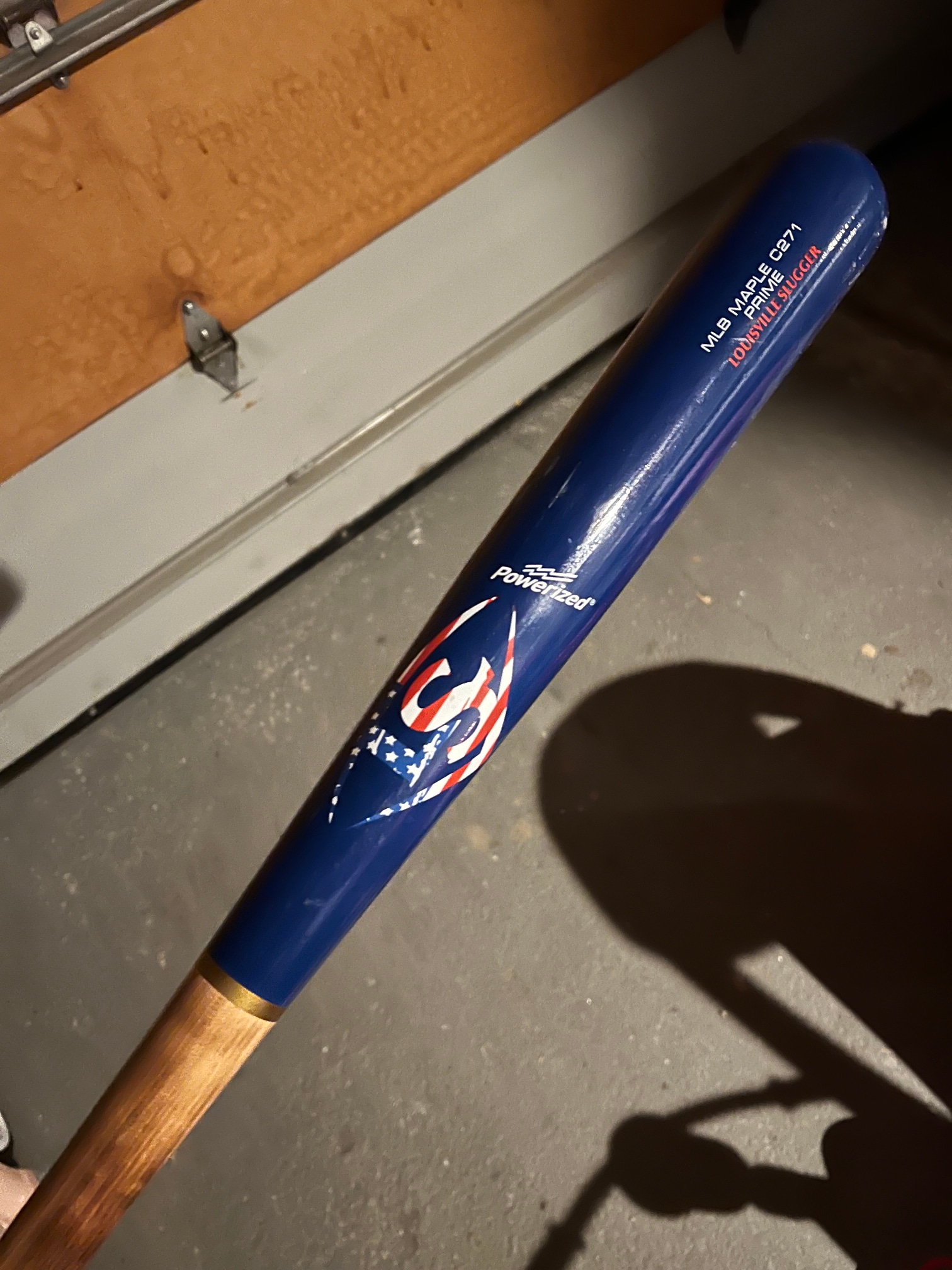 Used Louisville Slugger Maple MLB Prime C271 Patriot Bat (-3) 31 oz 34"