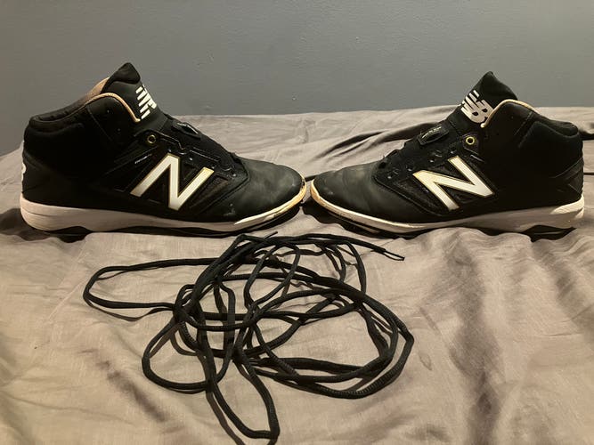 Black Men's Metal High Top Compv1