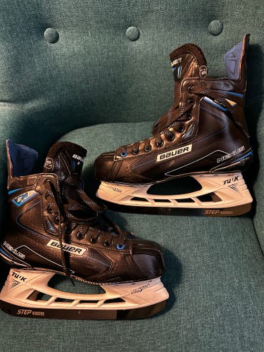 Senior Used Bauer Nexus 2N Hockey Skates Regular Width 9.5