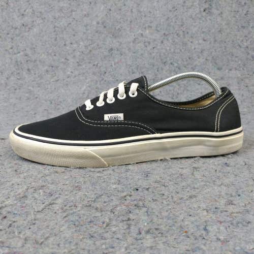 Vans Authentic Mens Shoes Size 11.5 Skateboarding Sneakers Canvas Black Lace Up