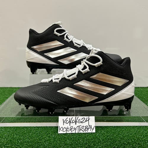 Adidas Freak Carbon Mid Black White Football Cleats Size 13 Mens EE7134