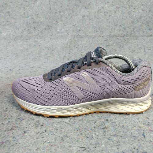 New Balance Fresh Foam Arishi Womens Running Shoes Size 7.5 Sneakers Purple Mesh