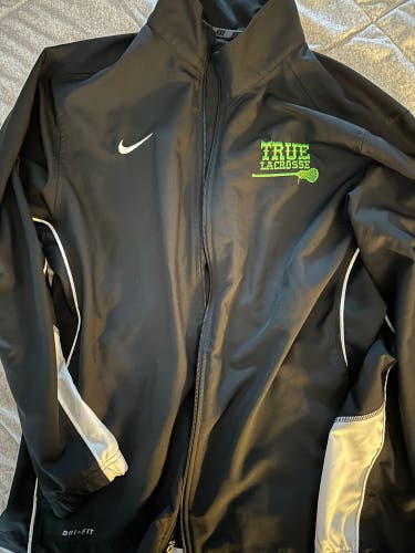 True lacrosse Black Used Large Nike Jacket