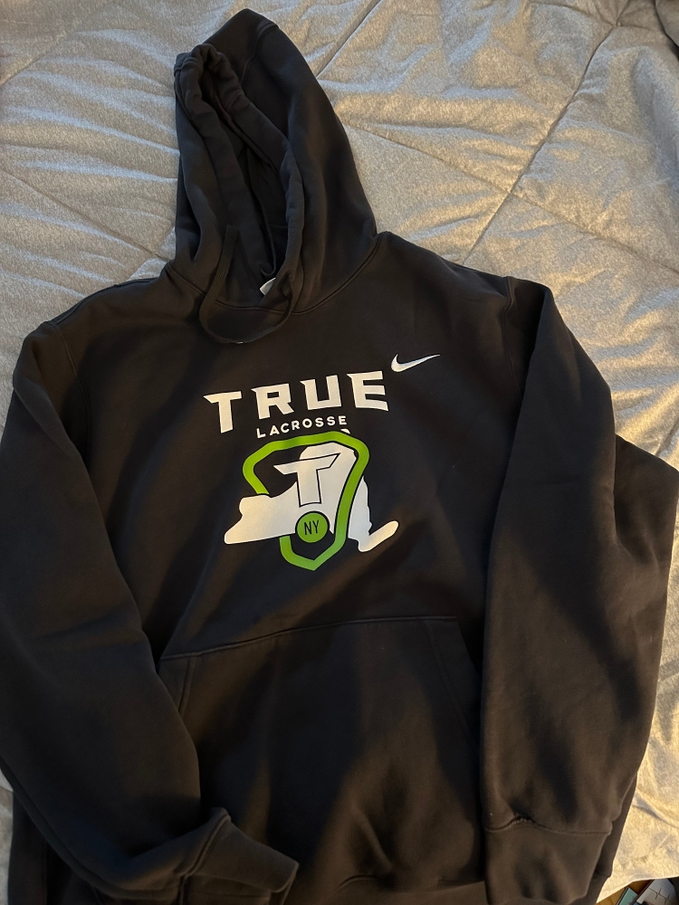True lacrosse Gray Large Nike Sweatshirt