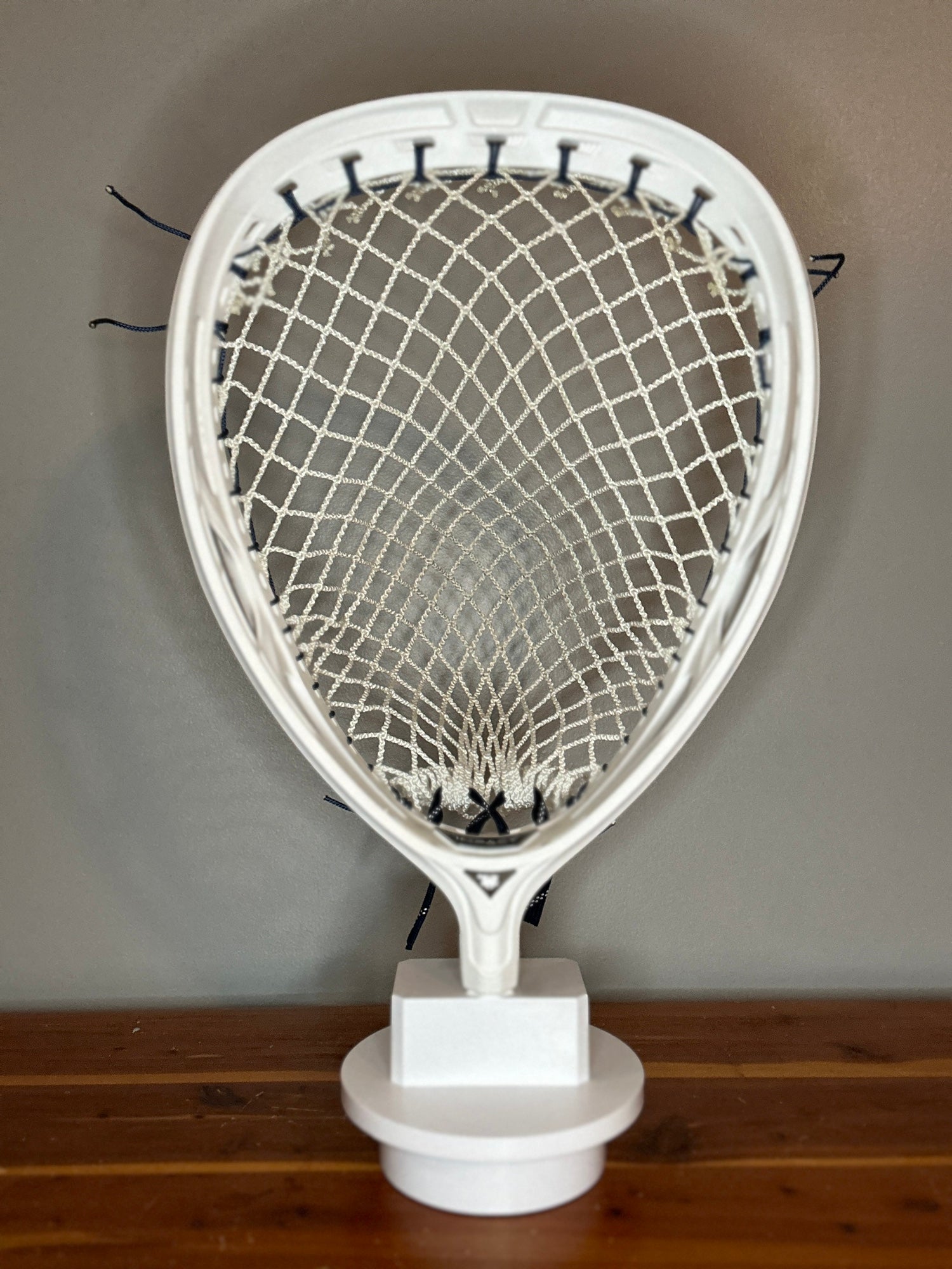 New ECD Impact Goalie Head strung with Impact Mesh, Stylin String's ow