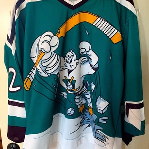 Vintage alternate Anaheim Mighty Ducks Ken Baumgartner jersey