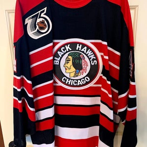 Vintage throwback Chicago Blackhawks Mike Peluso jersey