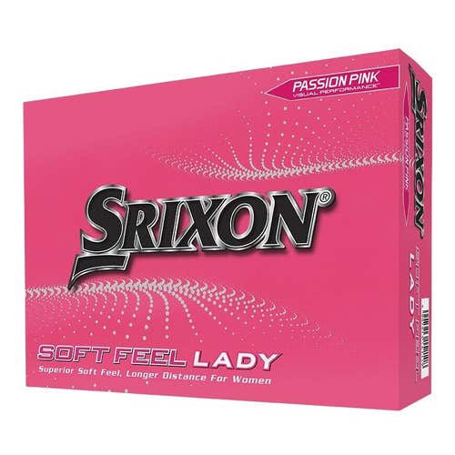 6 DOZEN - Srixon Soft Feel Lady 8 Passion Pink Golf Balls