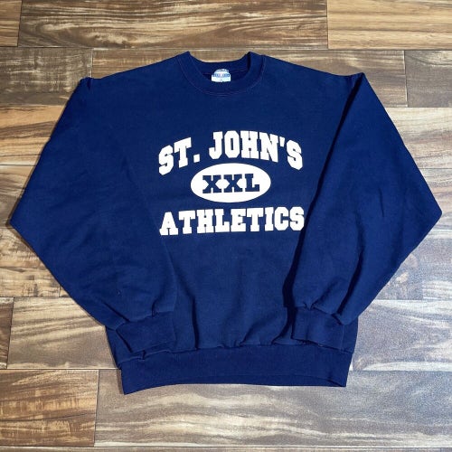 Vintage St. Johns University Athletics Crewneck Sweatshirt Size Medium RARE