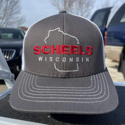 Scheels Wisconsin Snapback Hat Trucker Cap