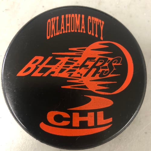 Oklahoma City Blazers puck (CHL)