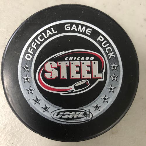 Chicago Steel puck (USHL)