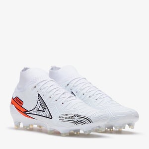 Pirma Mens Skin Gamer Pro Soccer Shoe, Adult - White/Red, 9.5