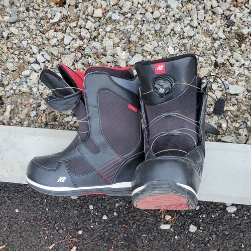 Used Men's Size 9.0 (Women's 10) K2 Seem Snowboard Boots All Mountain