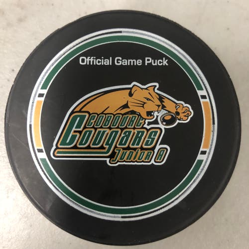 Cobourg Cougars puck (OJHL)