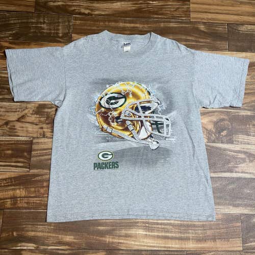 Vintage Green Bay Packers Football T-Shirt 2001 Size Large RARE