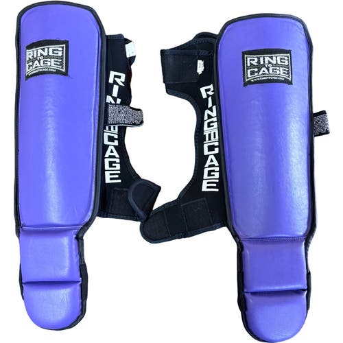 Ring To Cage Womens Hook&Loop MMA Grappling Shin Instep