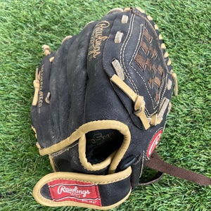 Brown Used Kid Pitch (9YO-13YO) Rawlings Highlight Series Right Hand Throw Baseball Glove 10"