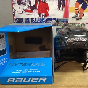 New Bauer Hyperlite Helmet Black Adult Small/Medium
