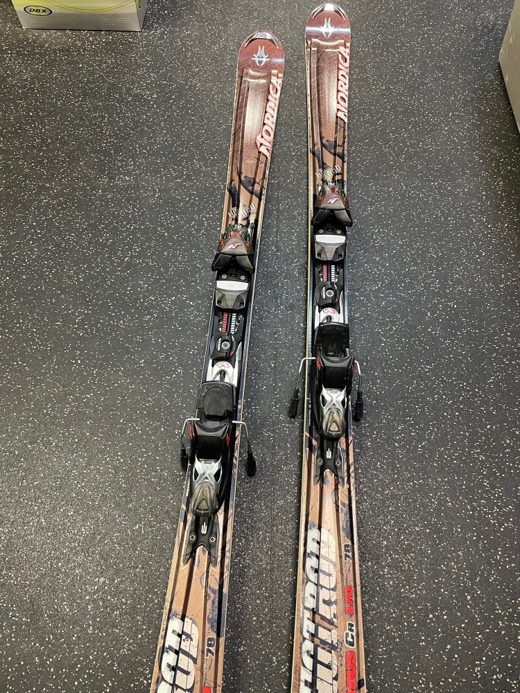 Nordica Used 170 cm With Bindings Skis