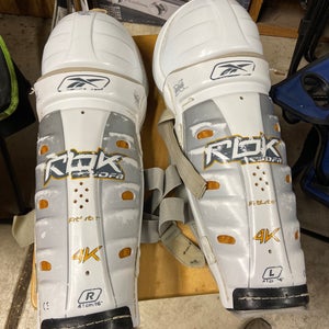 Used Reebok 16"  Shin Pads