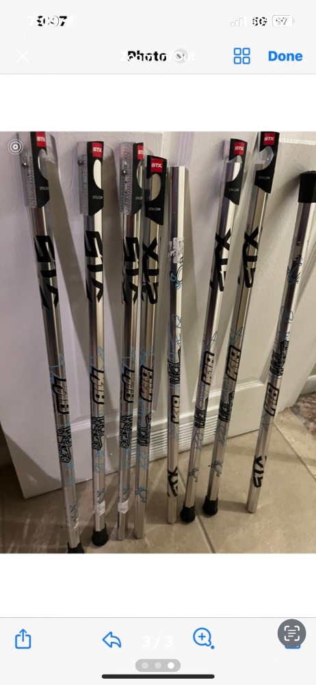 New Stx k18 lacrosse shafts men’s