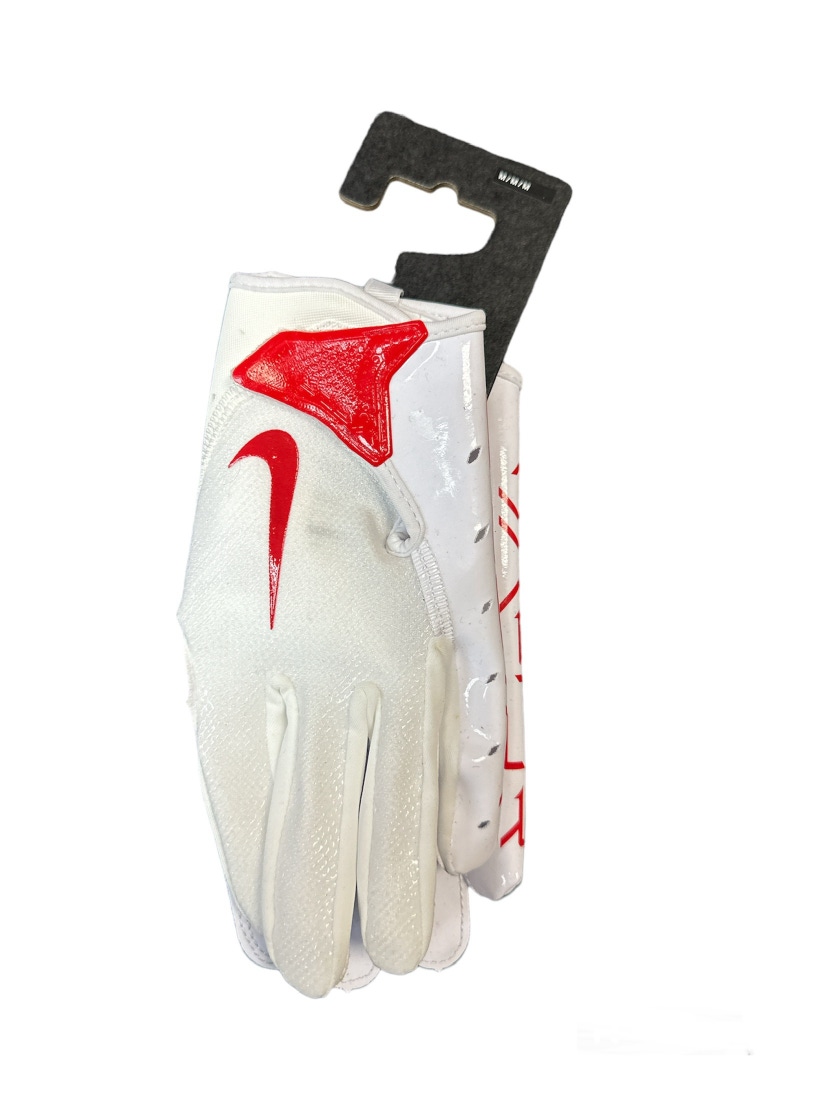 White New Youth Small Nike Vapor Jet Gloves
