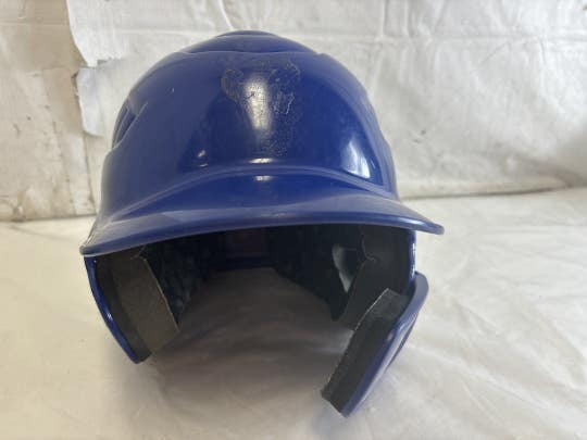 Used Rawlings Rcfh 6 1 2 - 7 1 2 Baseball And Softball Batting Helmet W Jaw Guard