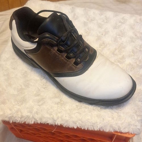 footjoy softjoys golf shoes mens 11 1/2 m cleats spikes model 45516 leather