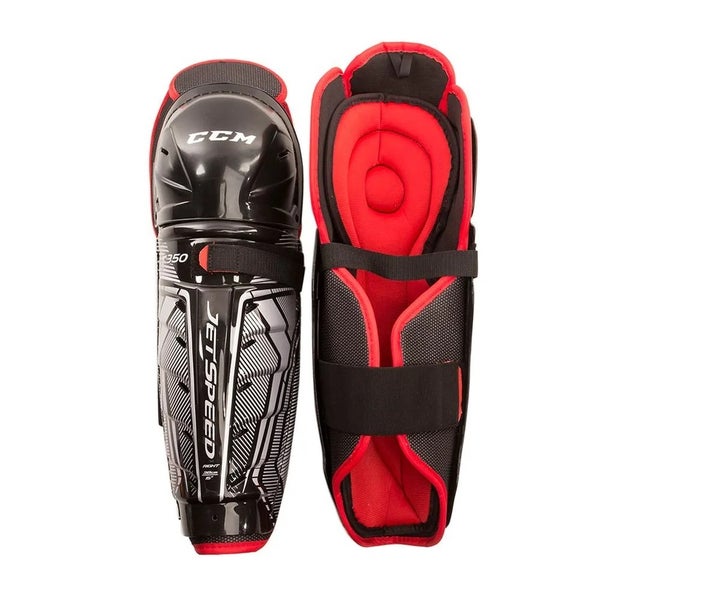 CCM Senior JetSpeed FT350 14" Shin Pads