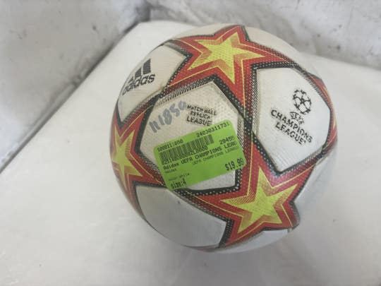 Used Adidas Uefa Champions League Size 4 Soccer Ball Match Ball Replica
