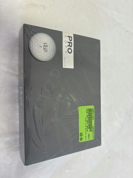 New Vice Pro Soft White Golf Balls - 3