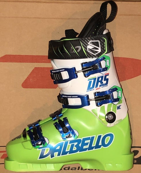 New Dalbello DRS 110 UNI Lime/White ski boots, Size: 26.5 (Option  616438704467)