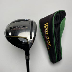 Warrior 9 Fairway Wood 26* True Launch Regular Graphite Mens RH Oversize Grip