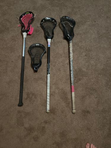 Lacrosse complete sticks