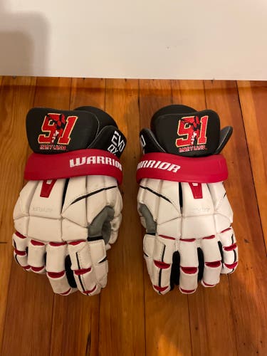 Used Warrior Large EVO QX Lacrosse Gloves