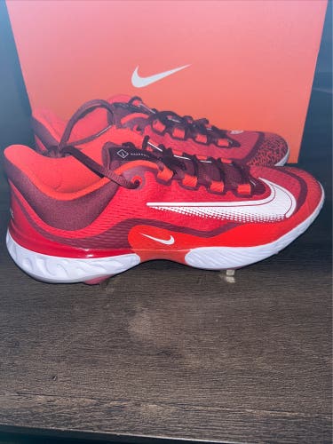 Size 12 Men's Nike Alpha Huarache Elite 4 Low  Baseball Cleats DJ6521-616