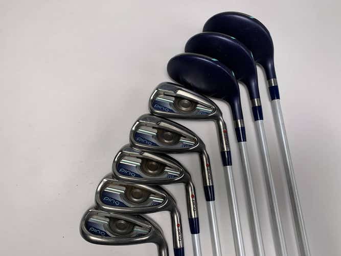 Ping G LE Iron Set 4-PW+SW Red Dot 1* Flat ULT230 Ladies Graphite Womens RH
