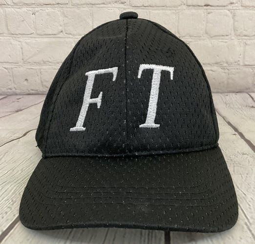 OC Sports Youth Unisex FT Embroidered Mesh OSFM Black Strapback Cap Hat New