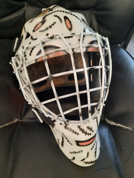 Senior Used Eddy GT Ultimate iGoalie Mask Size Medium / Large Gerry Cheevers tribute