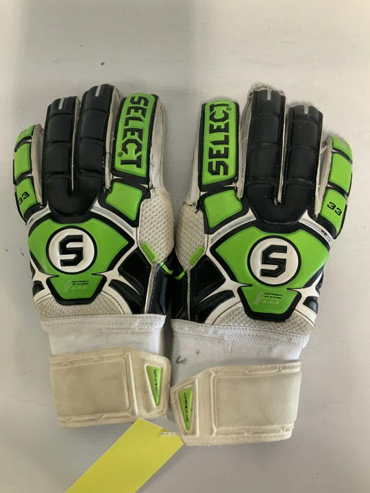 Used Select 33 10 Soccer Goalie Gloves