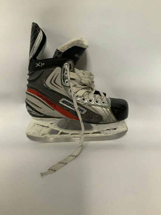 Used Bauer Vapor X1.0 Junior 03 Ice Hockey Skates