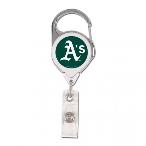 Oakland Athletics ID Badge Holder - MLB Premium Metal Retractable