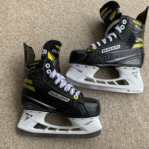New Junior Bauer Supreme Elite Hockey Skates Regular Width Size 1
