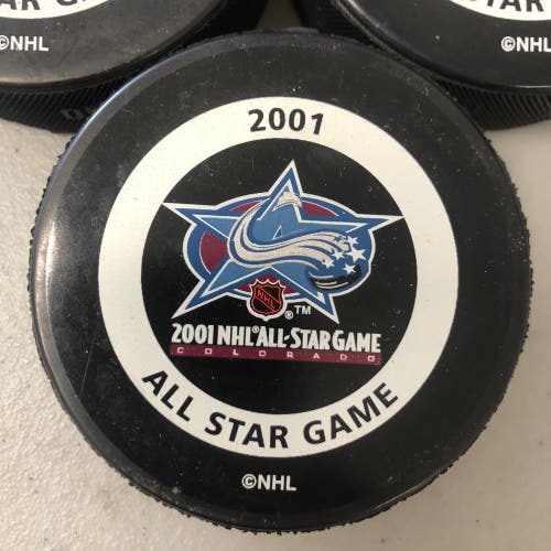 2001 All-Star game COLORADO game puck